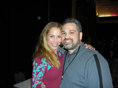 Me and the beautiful Kathleen Kinmont